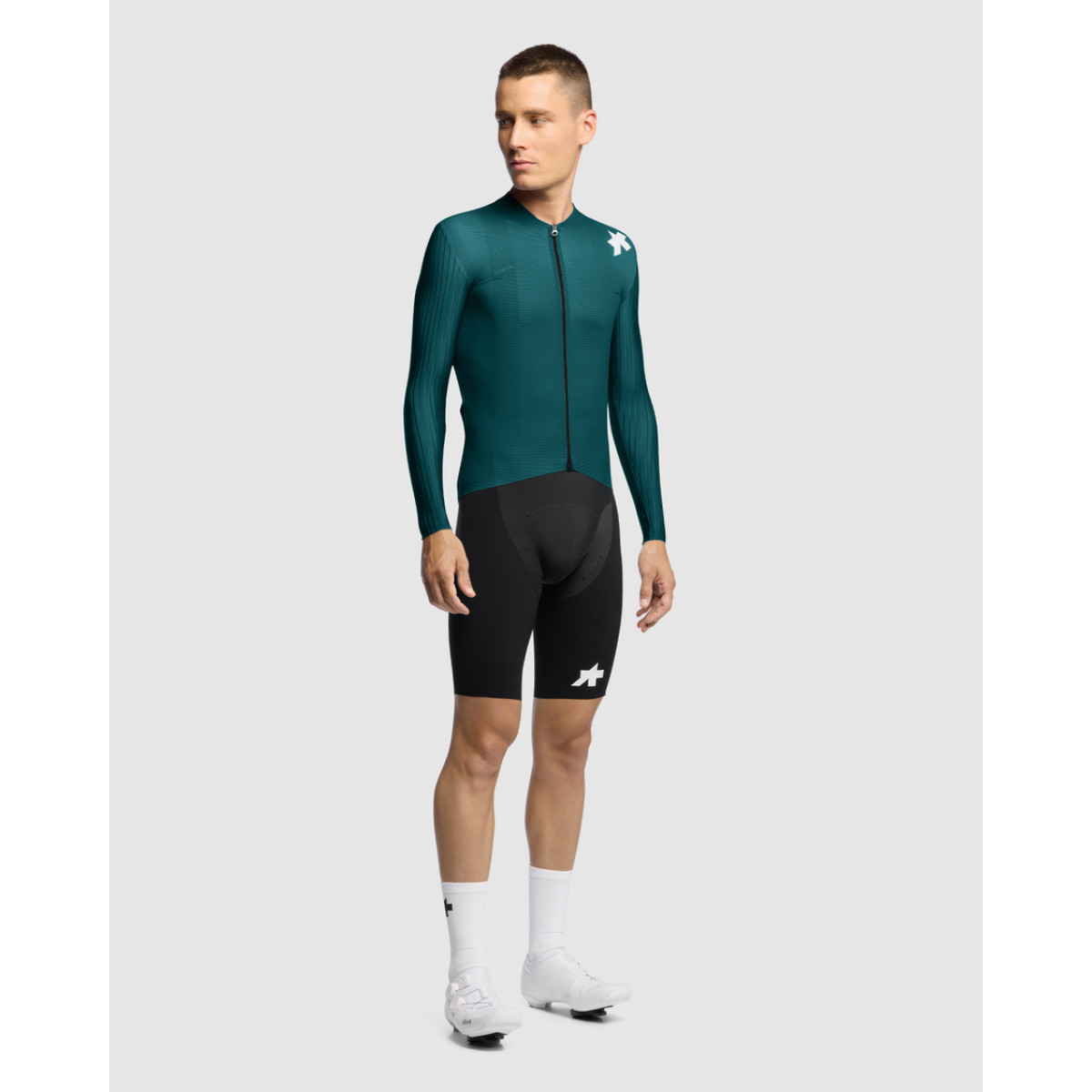 Assos Equipe RS S11 LS vīriešu krekls | Deep Petrol