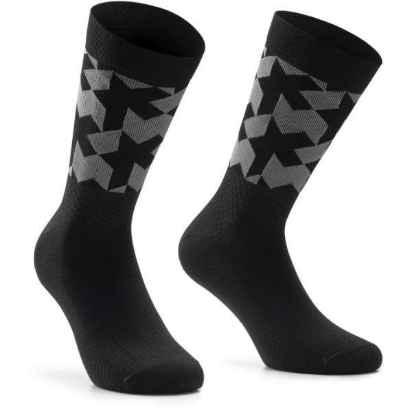 Assos Monogram EVO zeķes | Melnas Assos Monogram EVO zeķes | Melnas