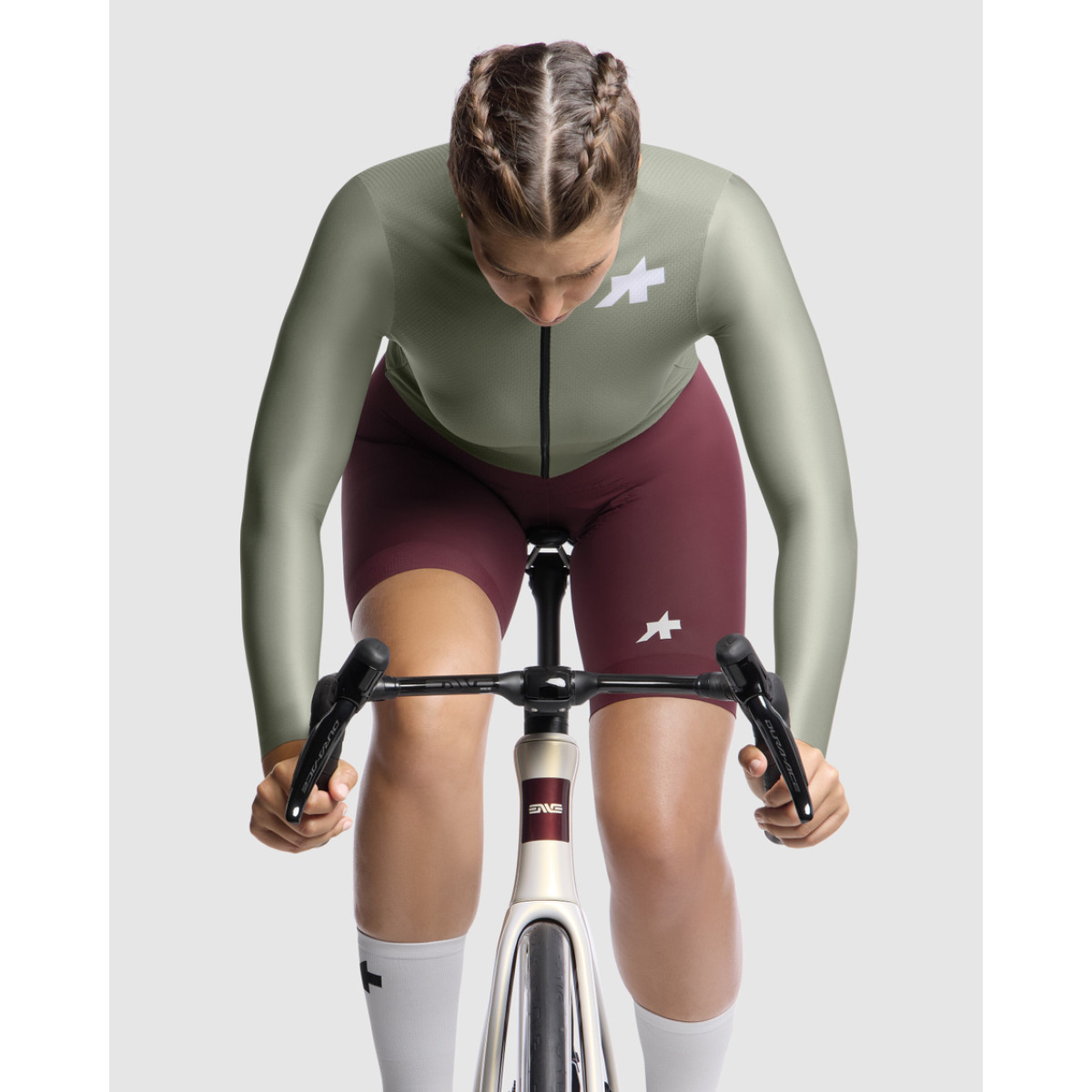 Assos Uma GT S11 EVO LS naiste jalgratturi särk | Edge Green