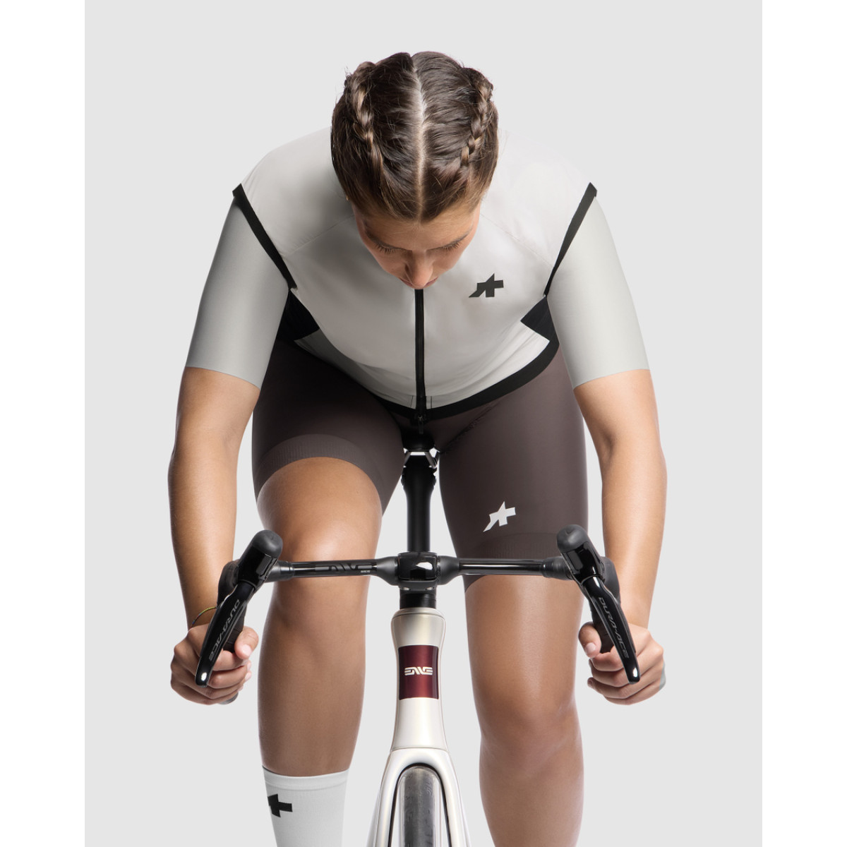 Assos Mille GT S11 Wind Sieviešu velo veste | Almond Milk