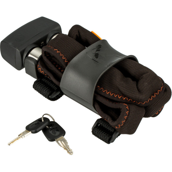 AXA Foldable 800 Key 100/0.8 kokkupandav lukk | Black AXA Foldable 800 Key 100/0.8 kokkupandav lukk | Black