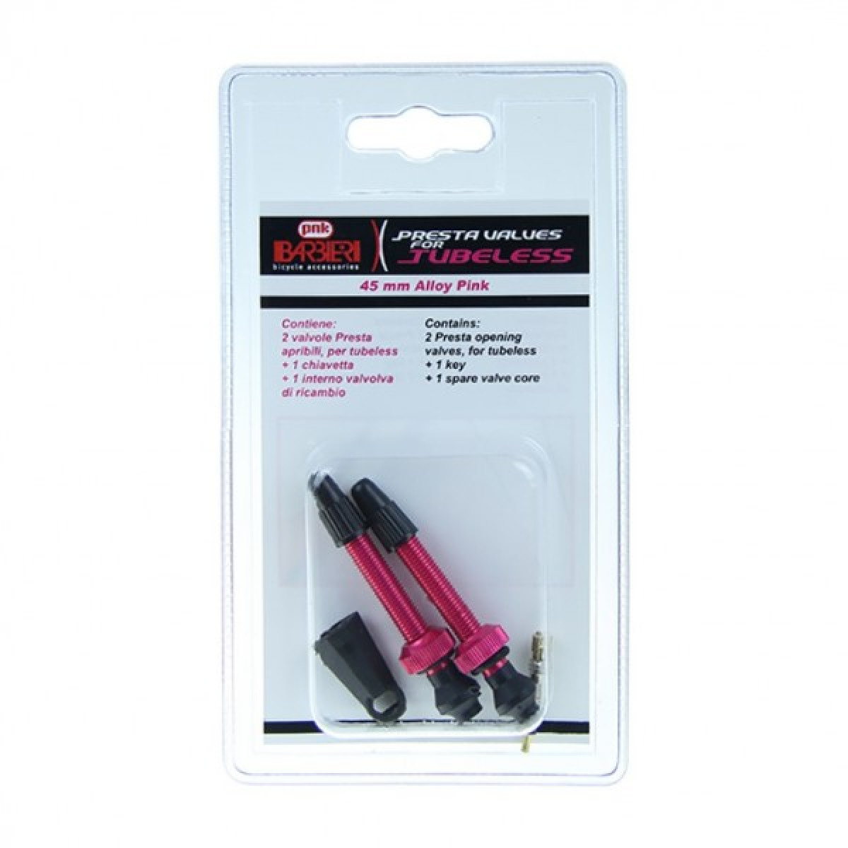 Barbieri Tubeless Valve | SV 45mm | 2 tk | Roosa