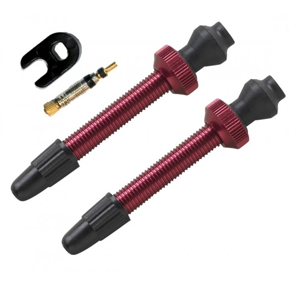 Barbieri Tubeless Valve | SV 45mm | 2 tükki | Punane