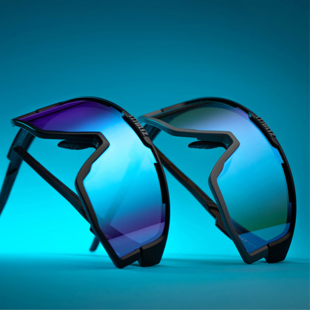 BLIZ Fusion päikeseprillid | Nano Optics - Nordic Light | Black - Coral Orange Blue