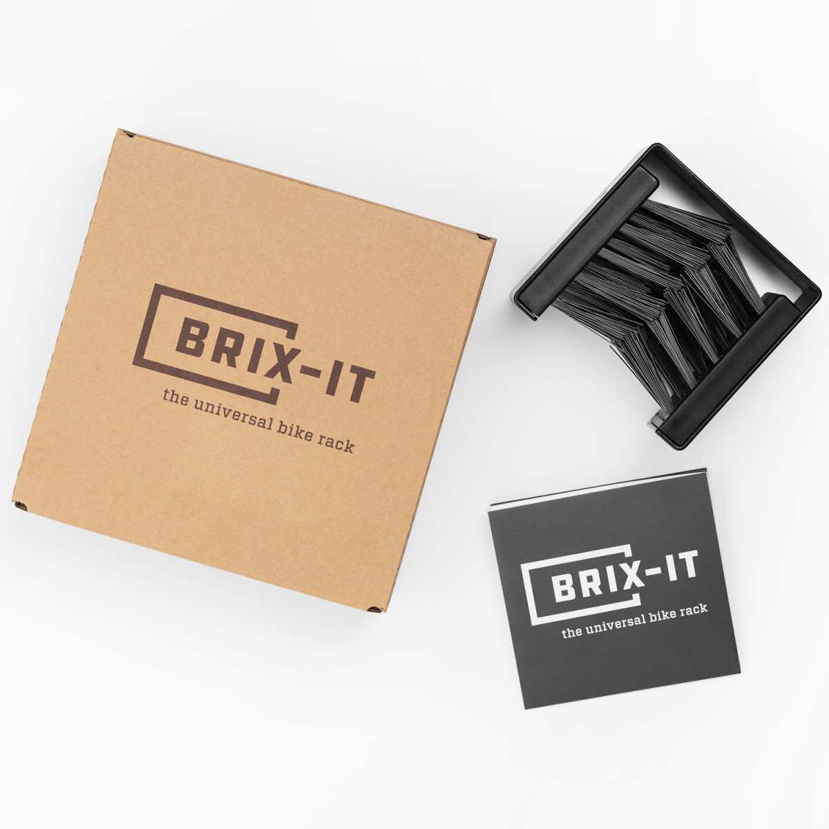 BRIX-IT jalgrattahoidik jalgrattahoidikuhoidik seinale | Must