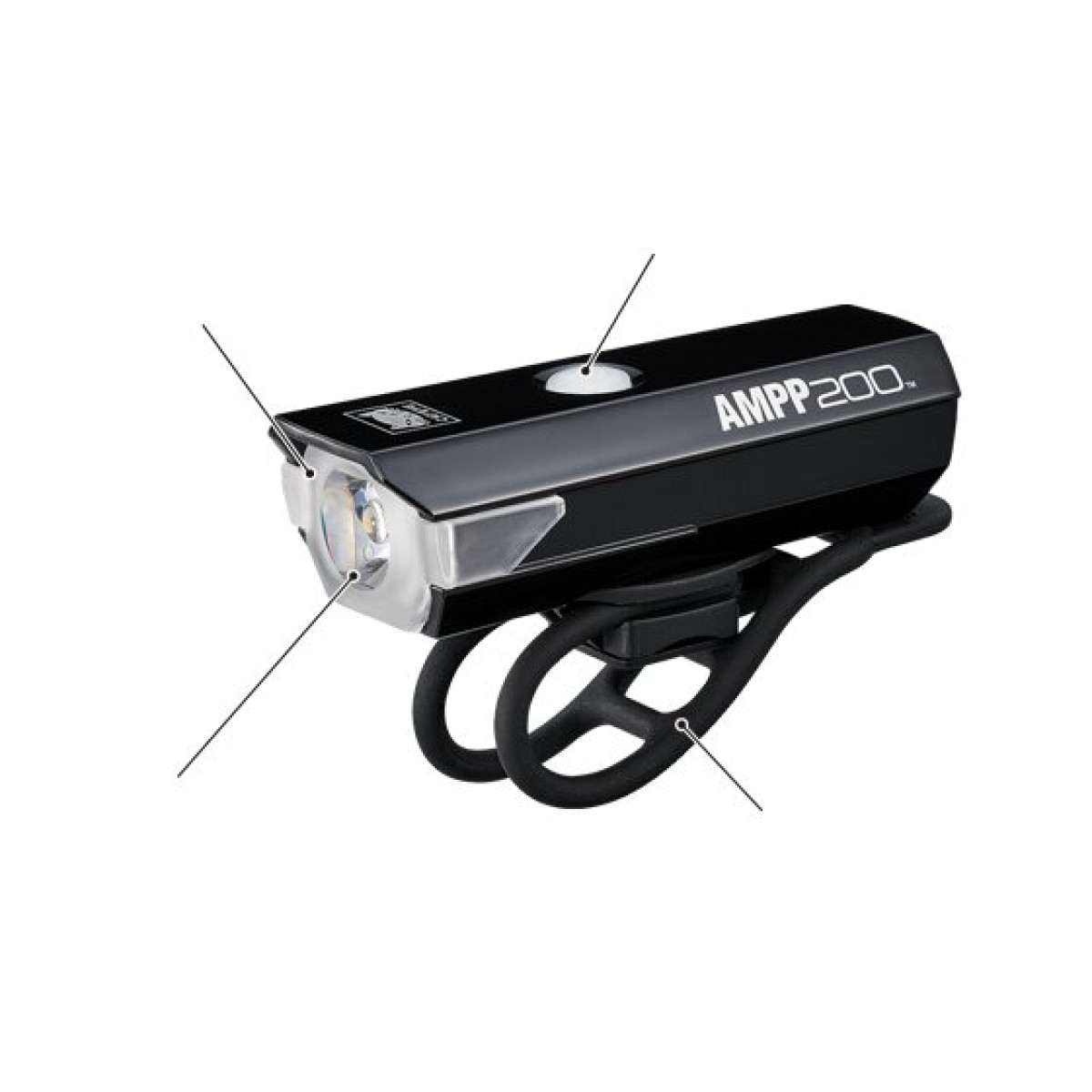 Cat Eye AMPP100 jalgratta esituli | Micro USB