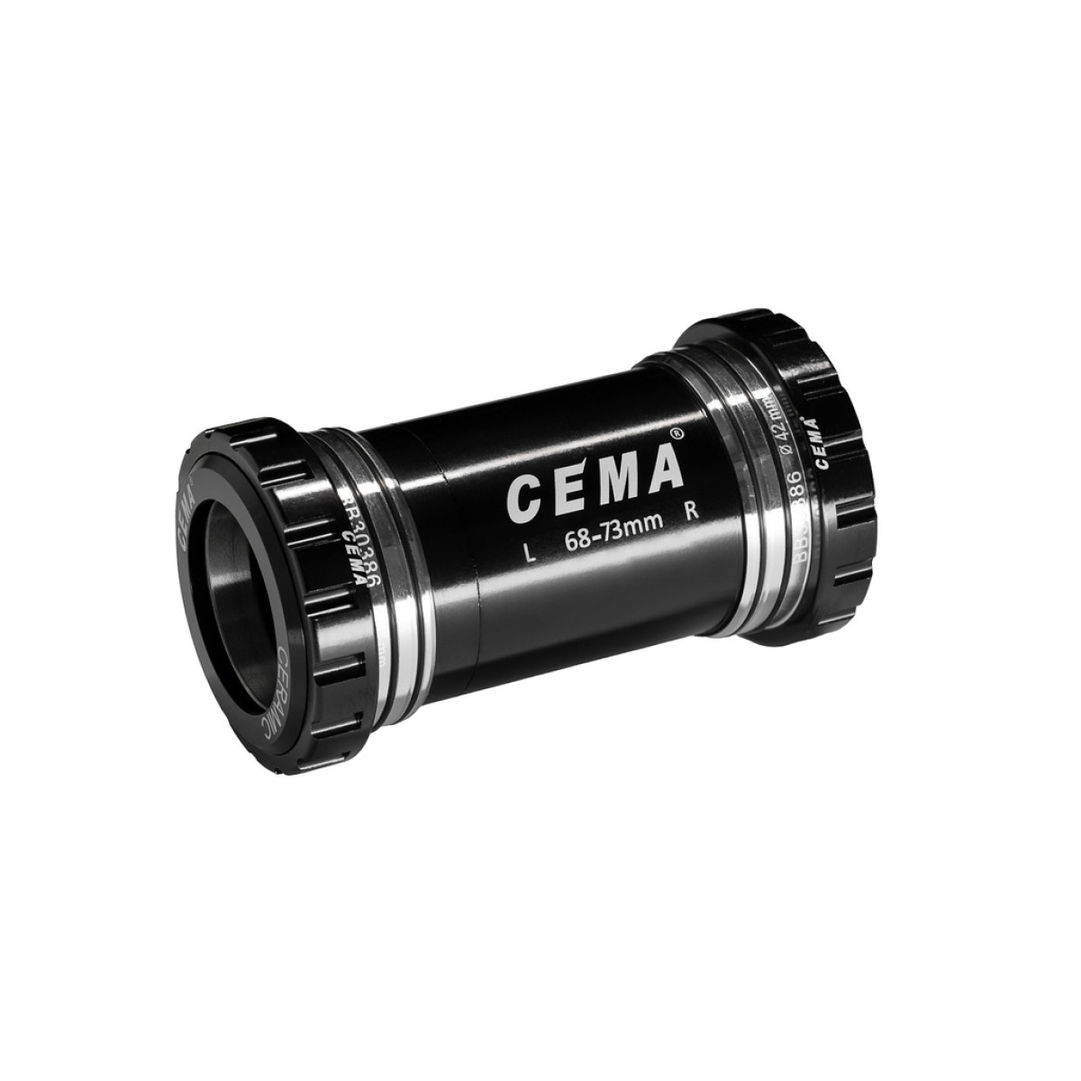 Cema keskjooks | FSA386/Rotor/Raceface 30 mm | BB30 68/73 mm | Ceramic | Black