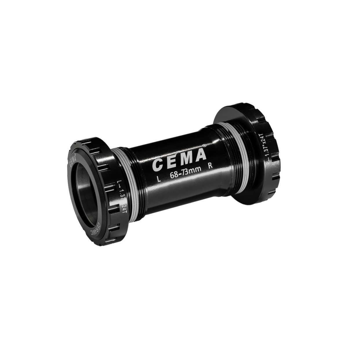 Cema keskjooks | FSA386/Rotor/Raceface 30 mm | BSA 68/73 mm | Roostevaba teras | Must