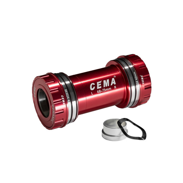 Cema keskjooks | SRAM GXP | BB30 68/73 mm | Ceramic | Punane | Punane