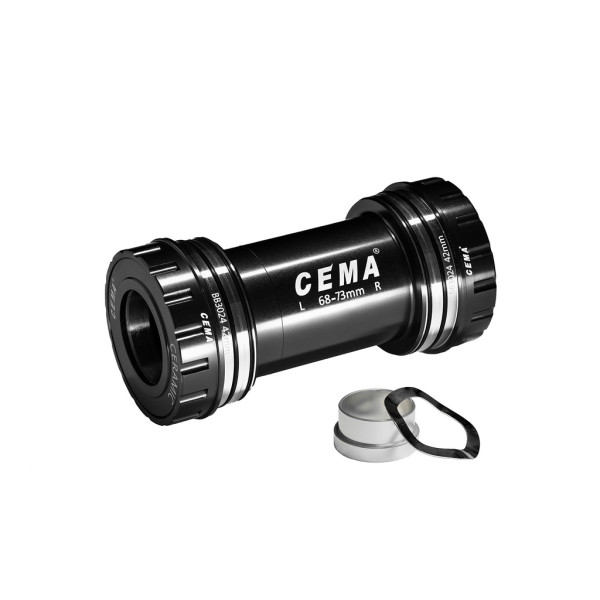 Cema keskjooks | SRAM GXP | BB30 68/73 mm | Roostevaba teras | must