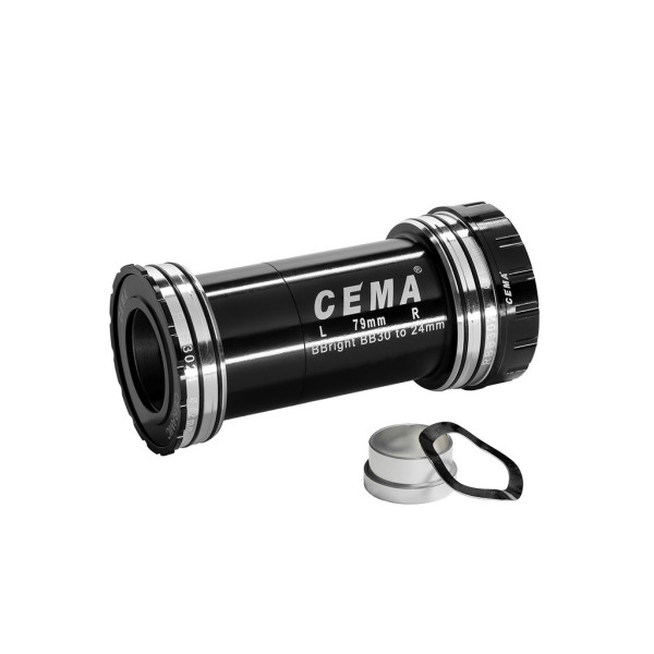 Cema keskjooks | SRAM GXP | BBright46 79 mm | Roostevaba teras | Must