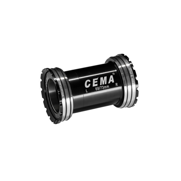 Cema keskjooks | BB30/PF30 | PressFit PF30 68/73 mm | Roostevaba teras | Must