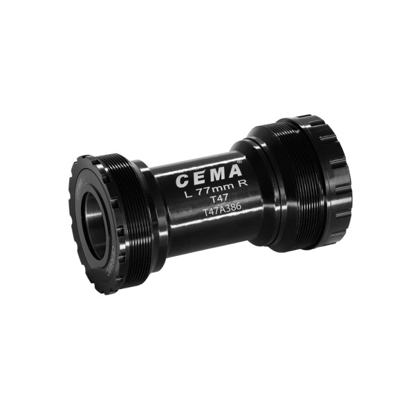 Cema keskjooks | PRAXIS M30 | T47A 77 mm | Roostevaba teras | Must
