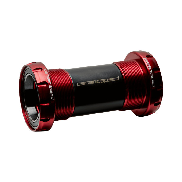 CeramicSpeed maantee keskjooks | SRAM DUB | BSA 68 mm | Kaetud | Punane | Punane