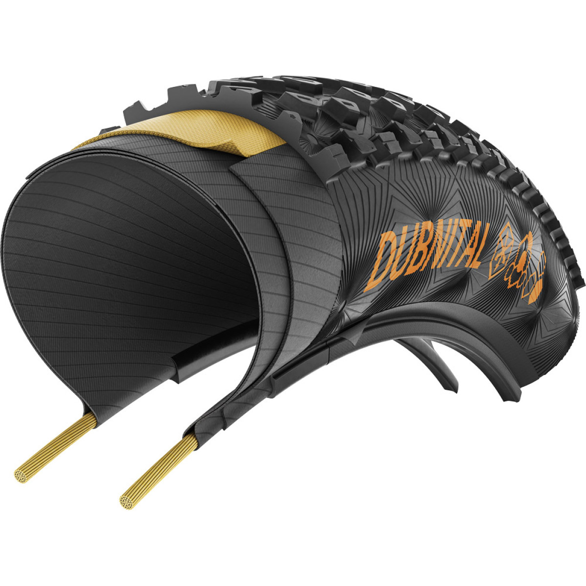 Continental Dubnital Trail Grip 29" TR E-25 kokkupandav rehv | Black - Transparent