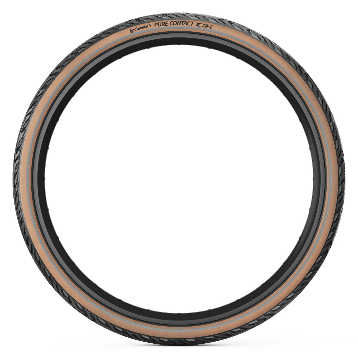 Continental Pure Contact 28" kokkupandav rehv | Black - Coffee - Graphite Reflex