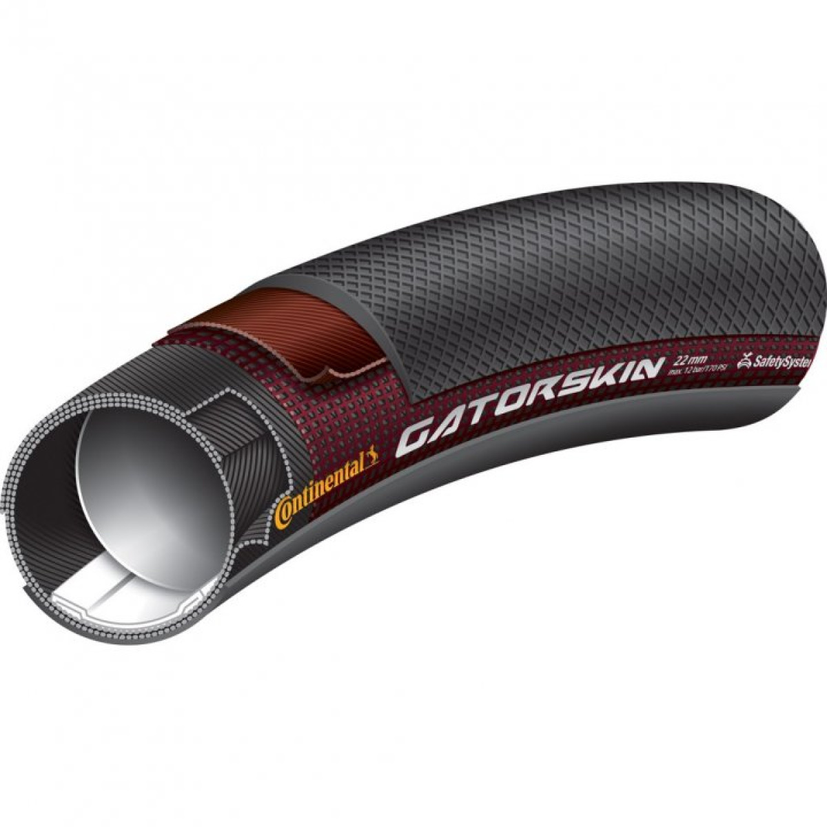Continental Sprinter Gatorskin 28" līmējama riepa