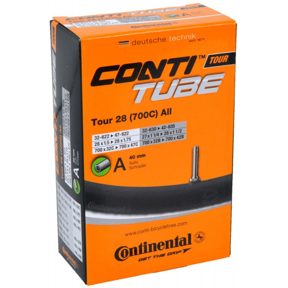 Continental Tour 28" kamera | AV 40 mm | 32/47-609/642
