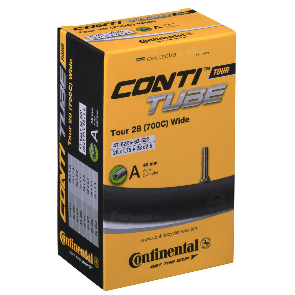Continental Tour 28" Wide kamera | AV 40 mm | 47/62-584/622