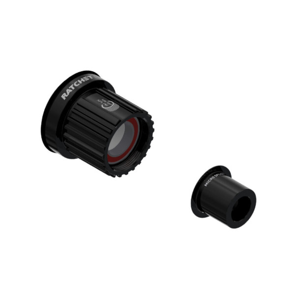 DT Swiss Freehub koos otsakattega | Ratchet LN | Shimano Micro Spline | 12-käiguline | 12x142/148 mm | Alumiiniumist