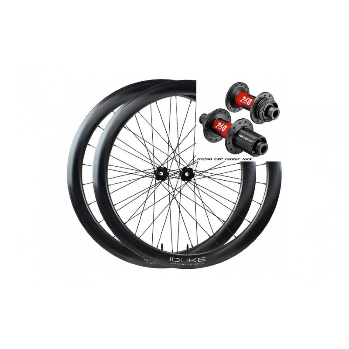 Duke 700c Baccara ULTRA 48C SLS2 disku ratu komplekts | DT 240 JB Shimano 11S