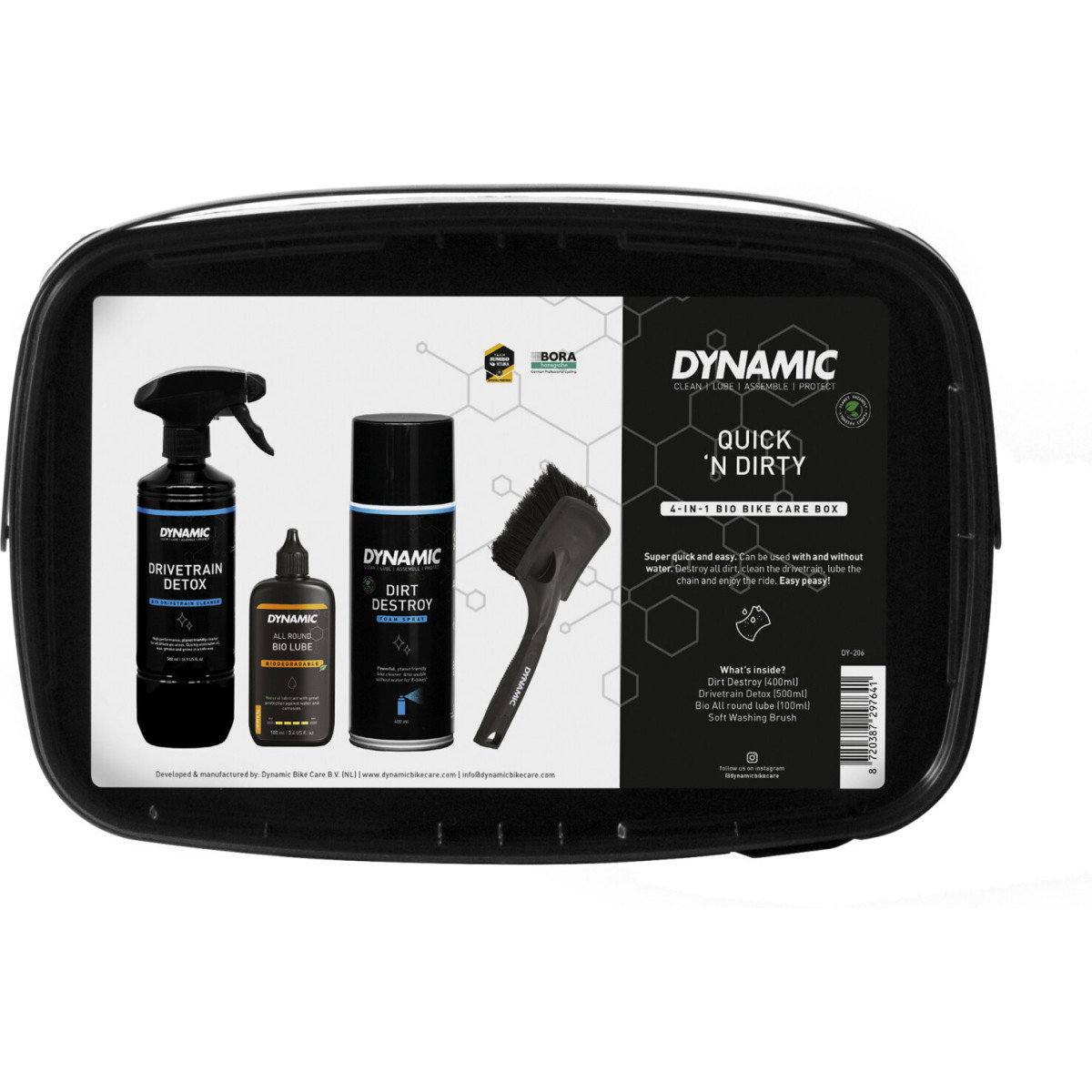 Dynamic Quick'n Dirty Box velosipēdu kopšanas komplekts