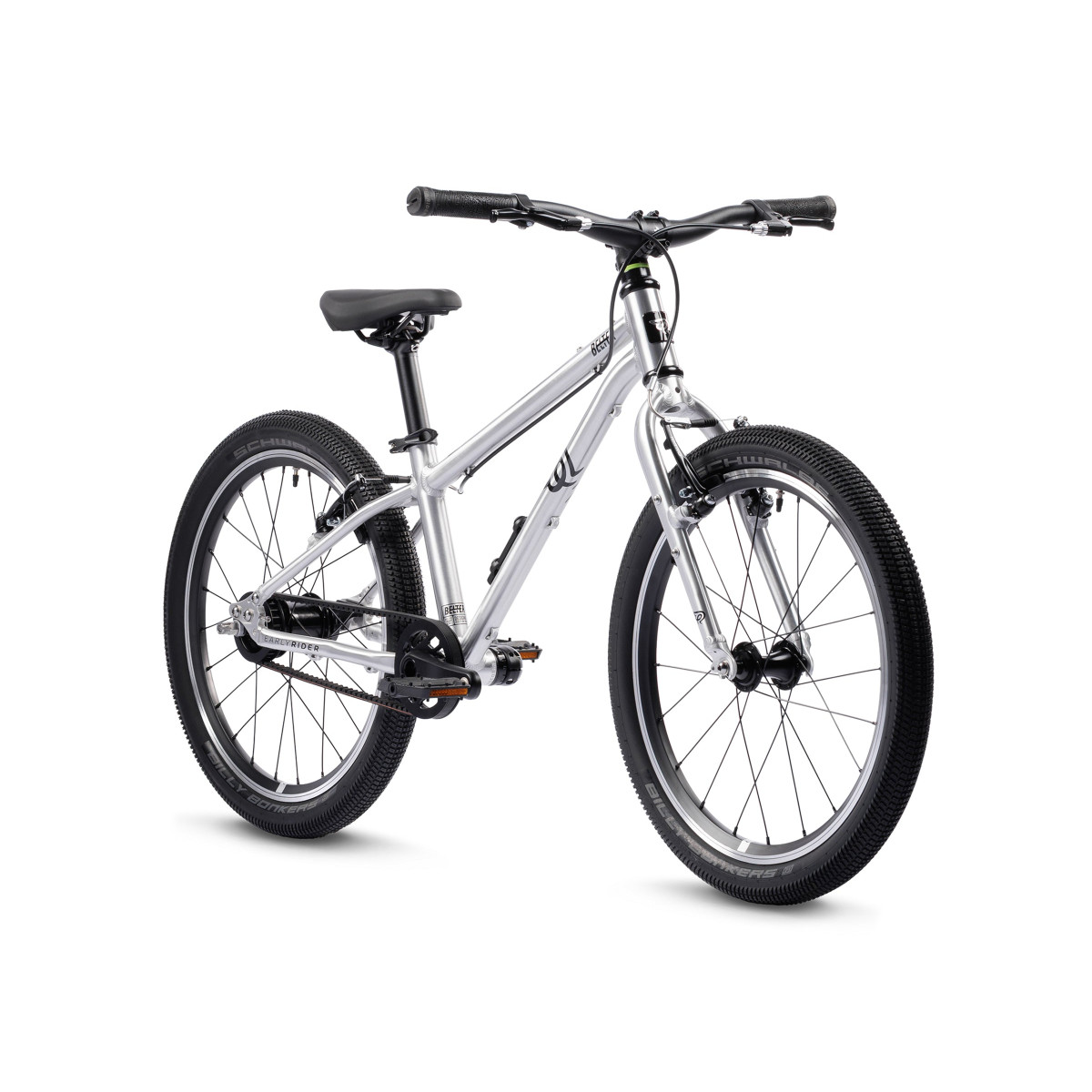 Early Rider Belter Auto 20" Kids Bike | Brushed Aluminium