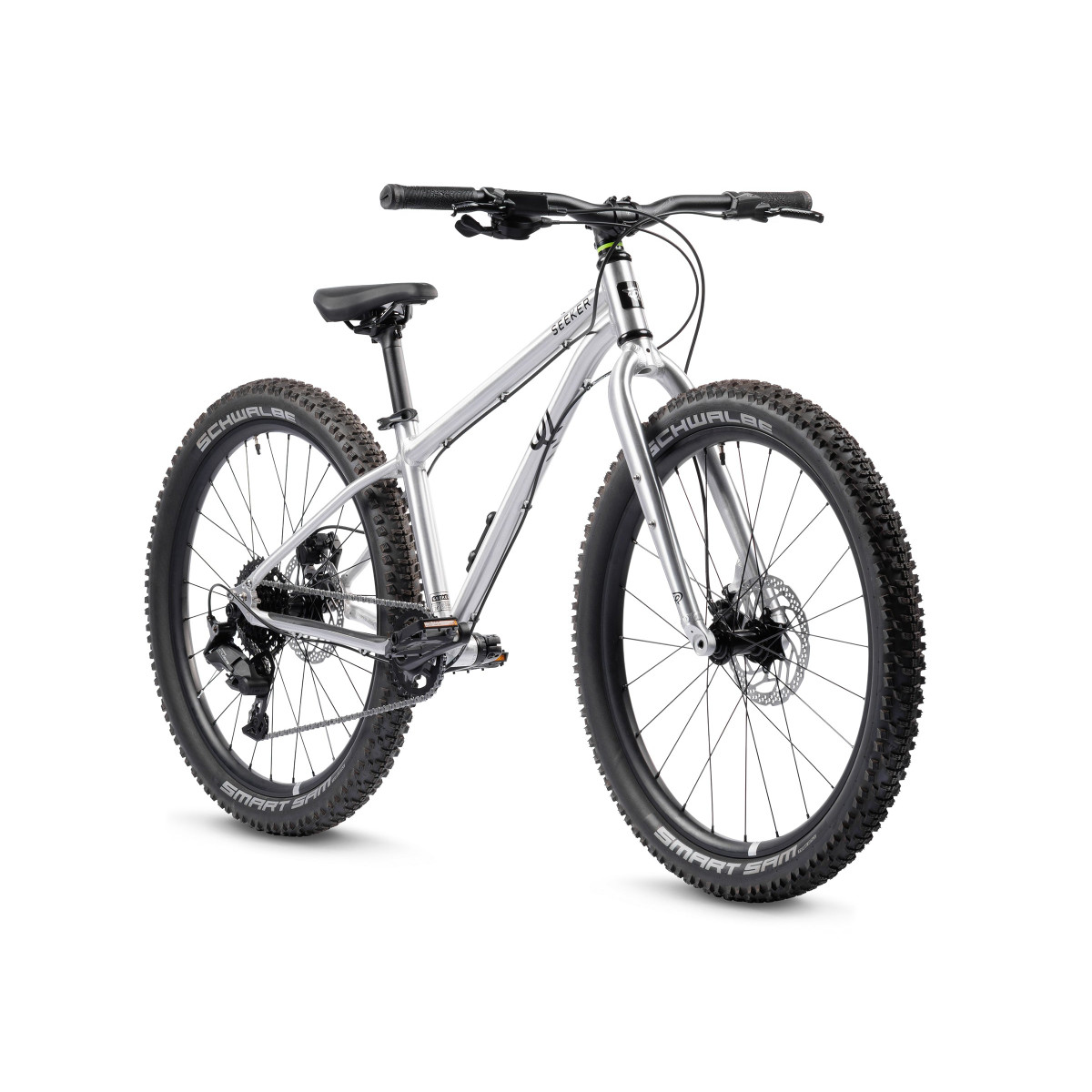 Early Rider Seeker 24" Kids Bike | Brushed Aluminium