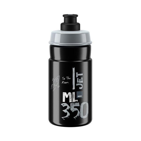 Elite Jet Bottle 350 ml | Black - Grey Logo