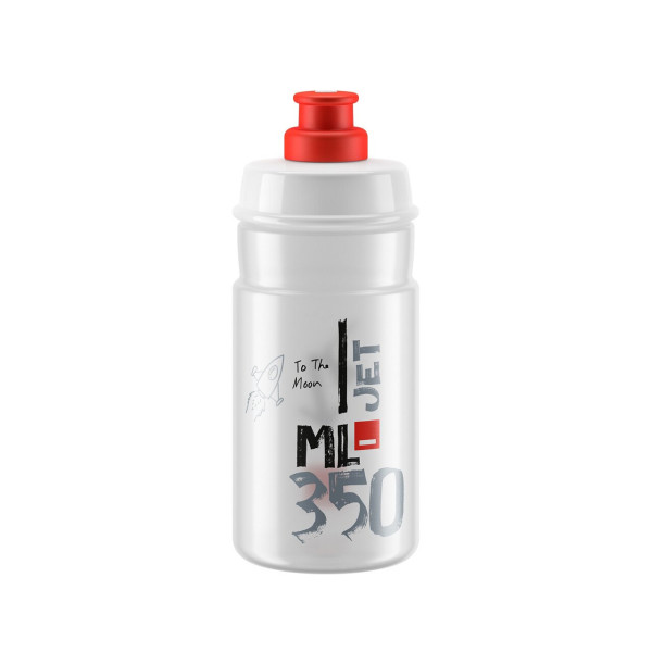 Elite Jet Bottle 350 ml | Clear - Red Logo