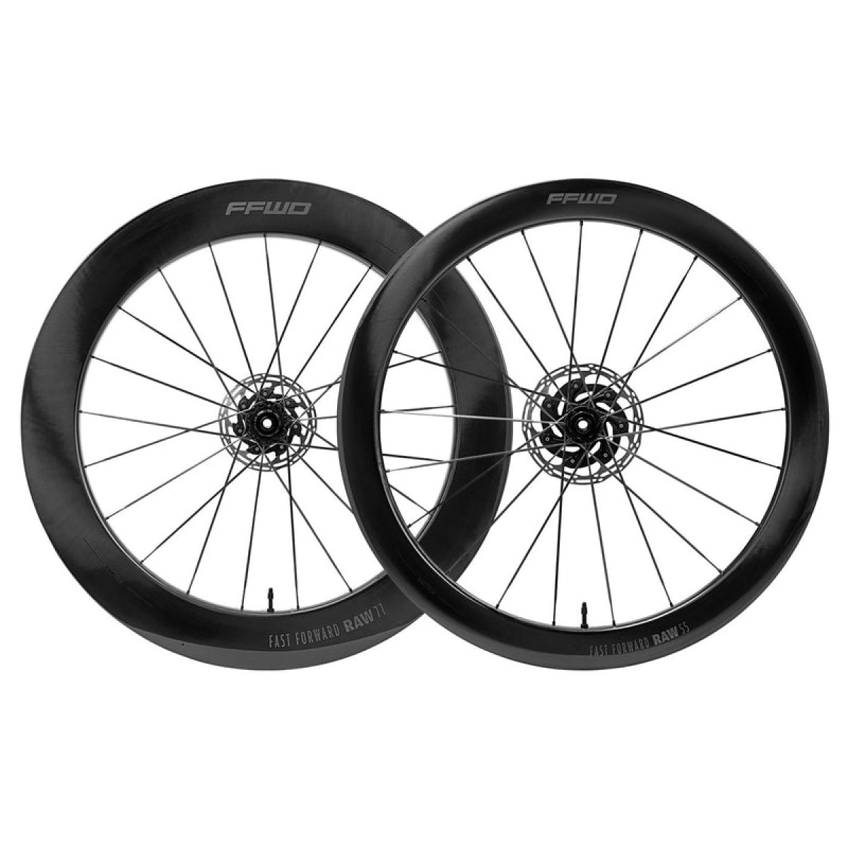 Fast Forward RAW 55/77 süsinikveljed | Gloss Black