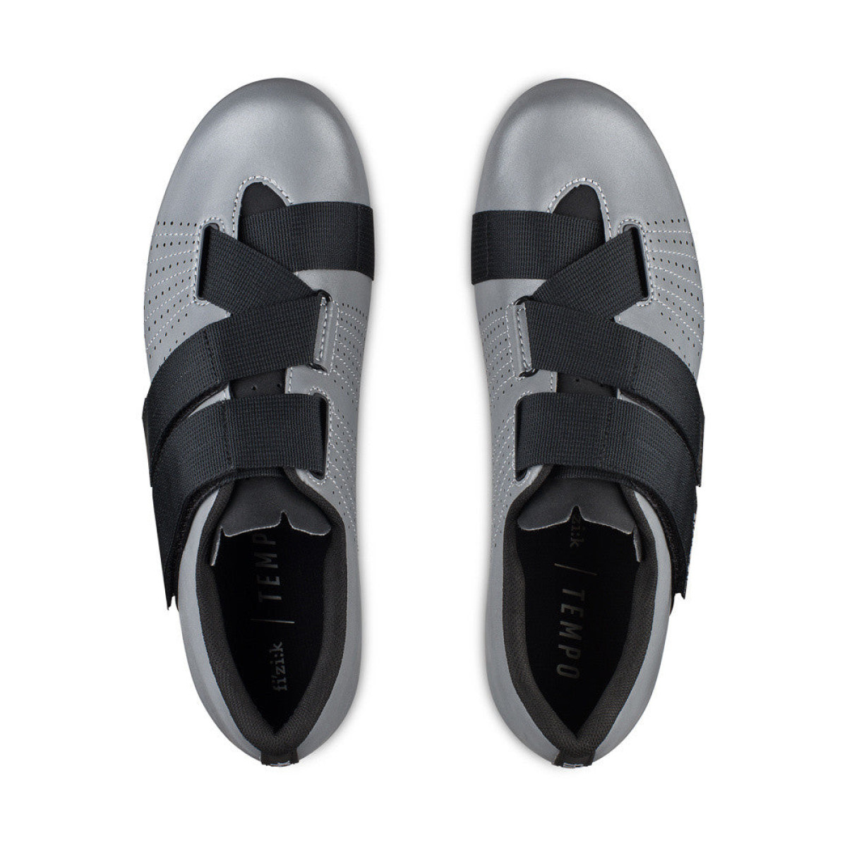 Fizik Tempo Powerstrap R5 Road Shoes | Grey - Black