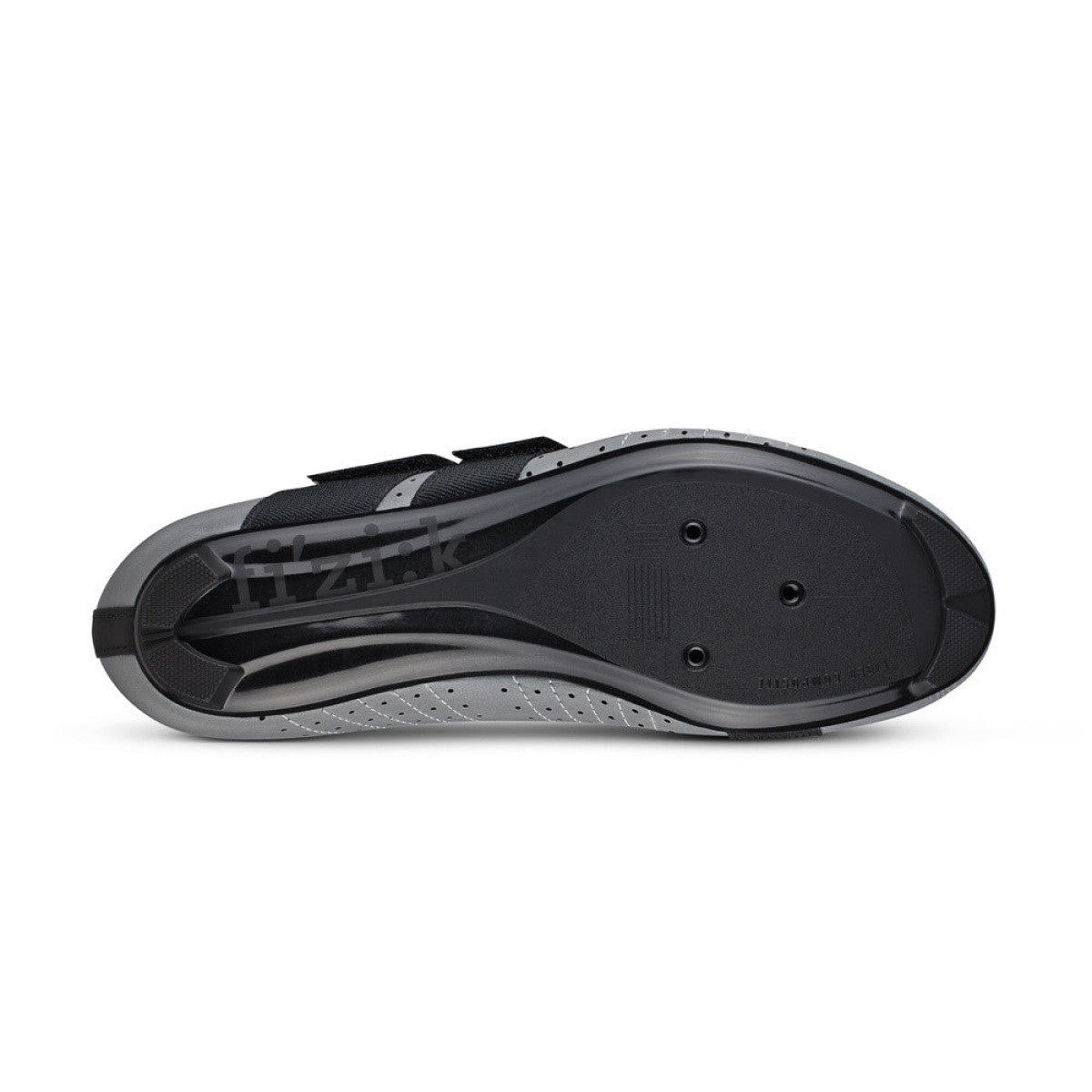 Fizik Tempo Powerstrap R5 Road Shoes | Grey - Black