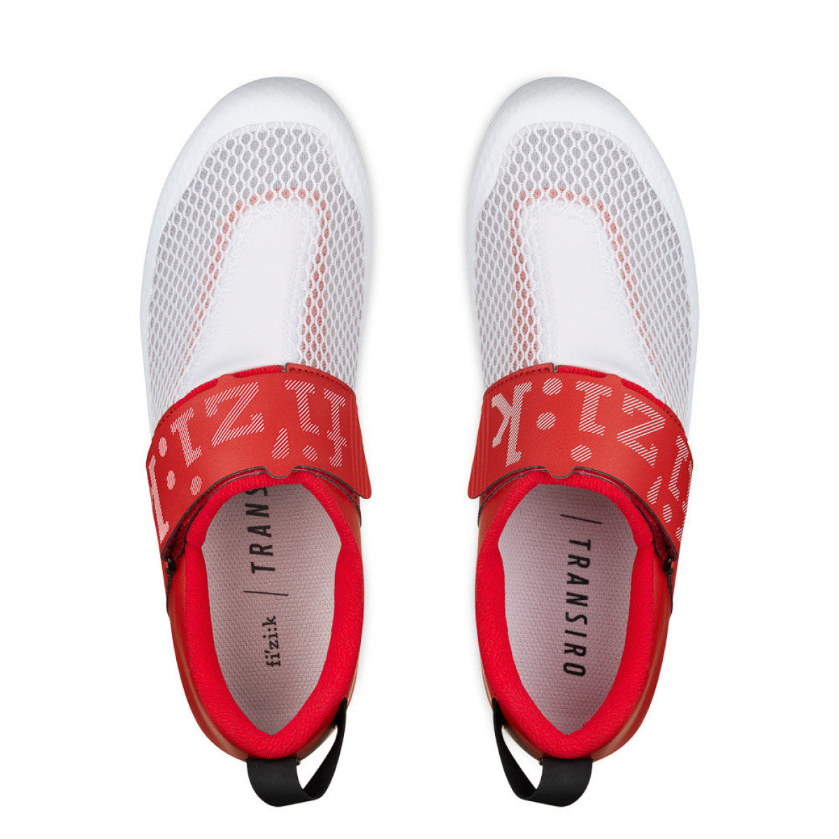 Fizik Transiro Hydra triatlonijalatsid | White - Metal Red