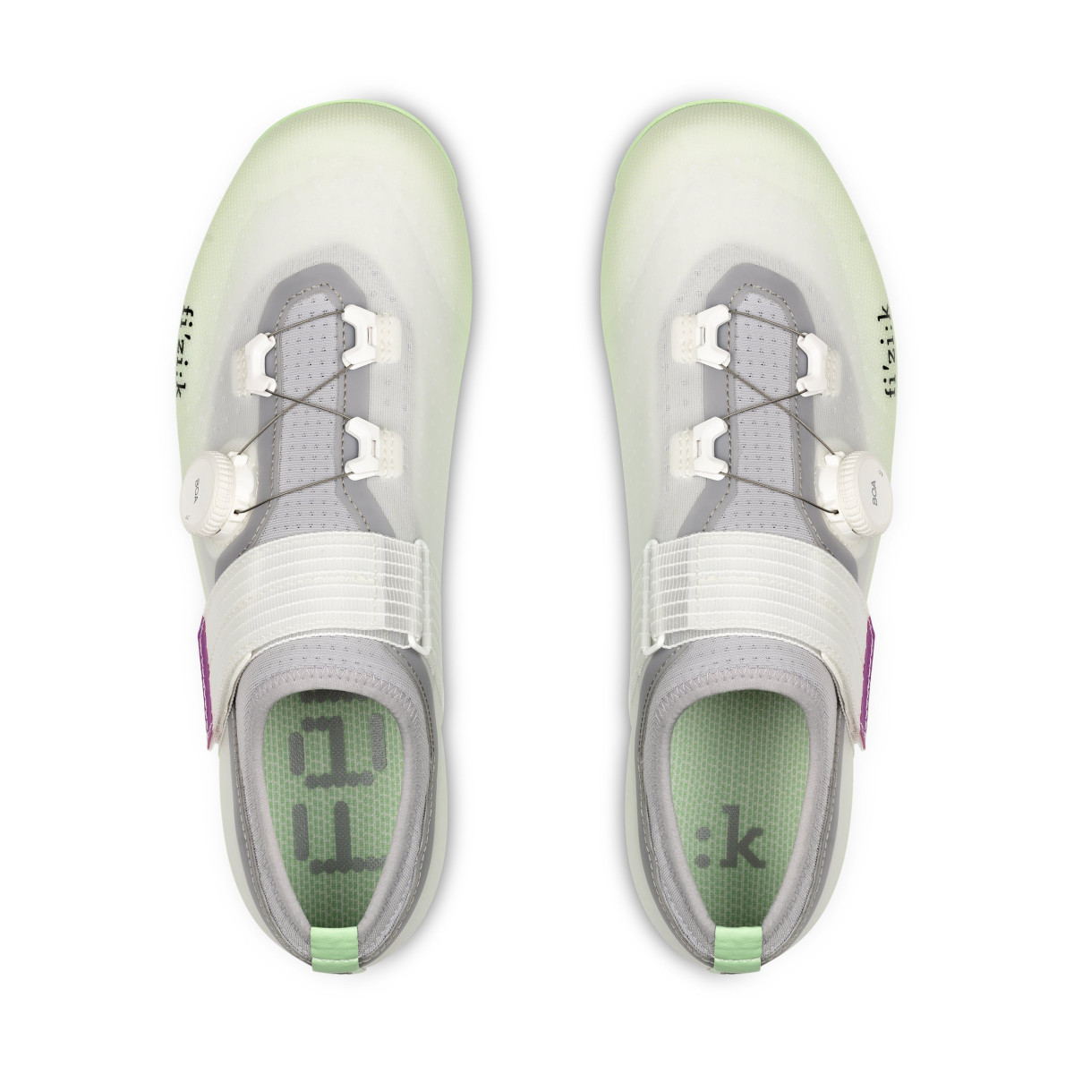 Fizik Vento Ferox 2.0 apavi | Light Grey - Mint Green