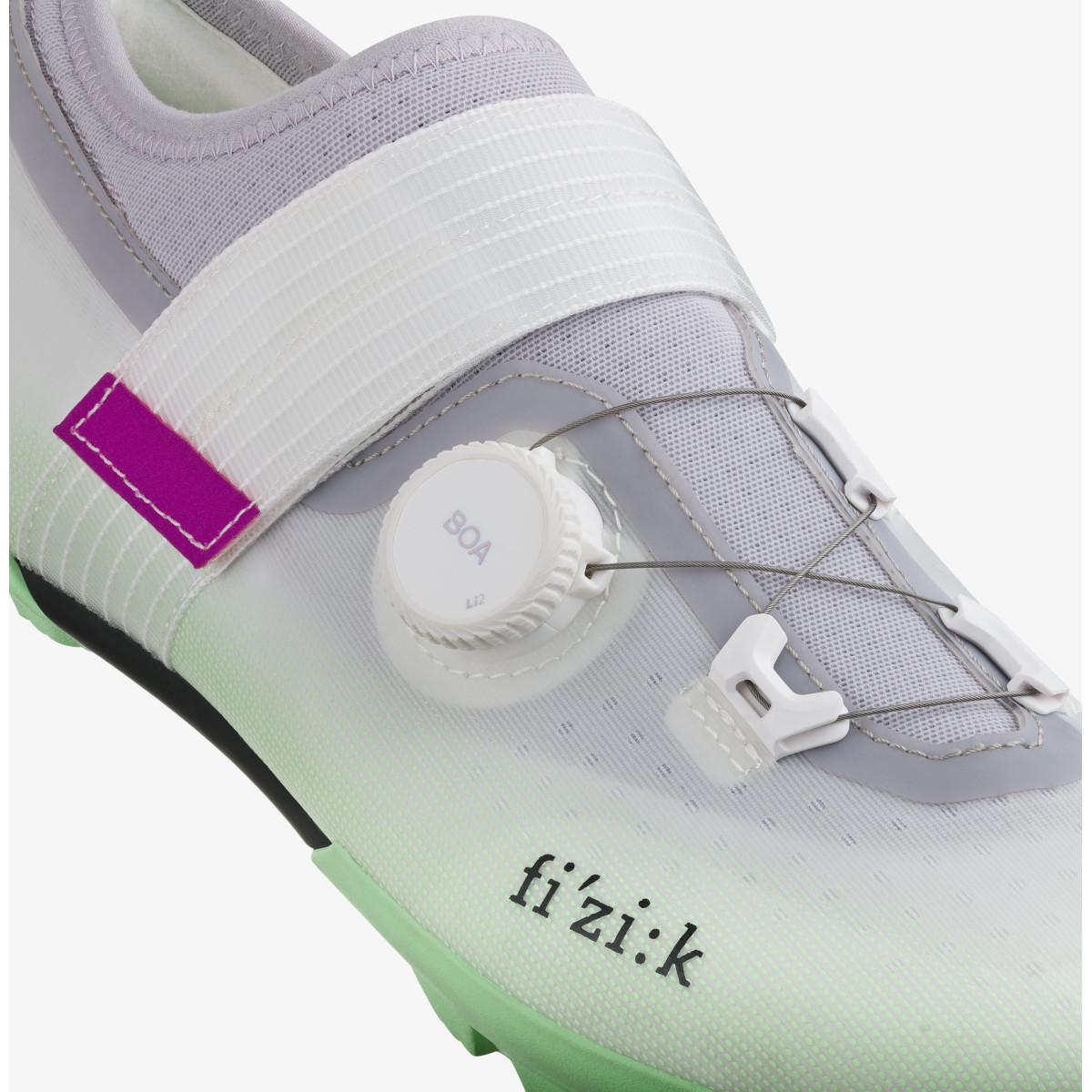 Fizik Vento Ferox 2.0 apavi | Light Grey - Mint Green