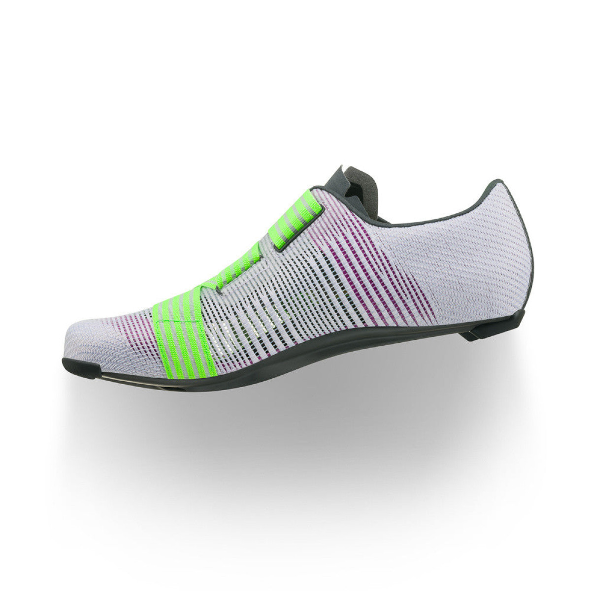 Fizik Vento Powerstrap Aeroweave maanteejalatsid | Light Violet - Neon Green