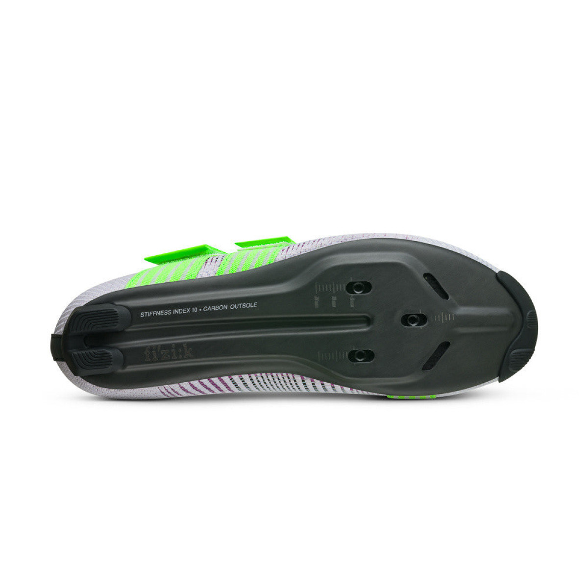 Fizik Vento Powerstrap Aeroweave maanteejalatsid | Light Violet - Neon Green