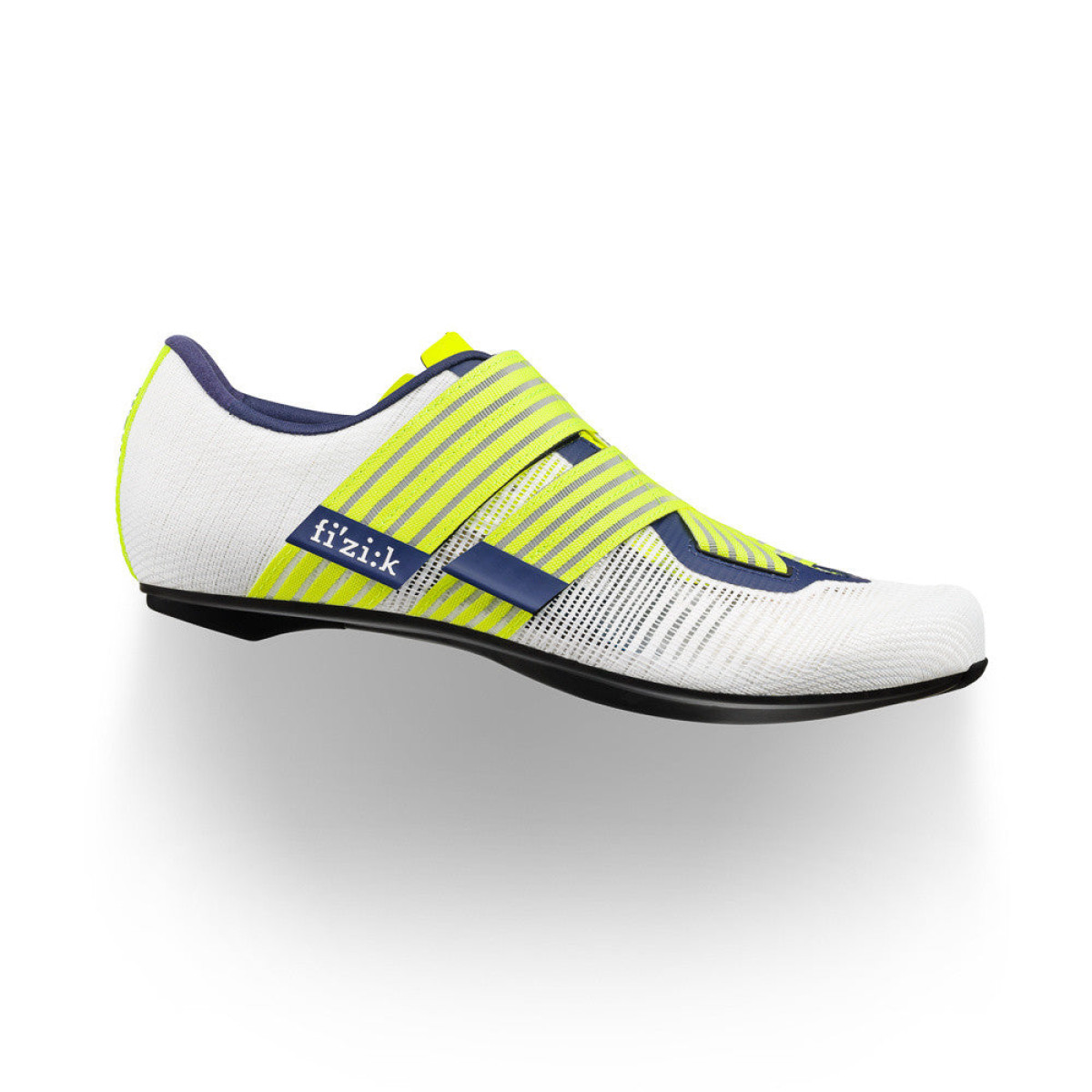 Fizik Vento Powerstrap Aeroweave šosejas apavi | Movi Yellow - White