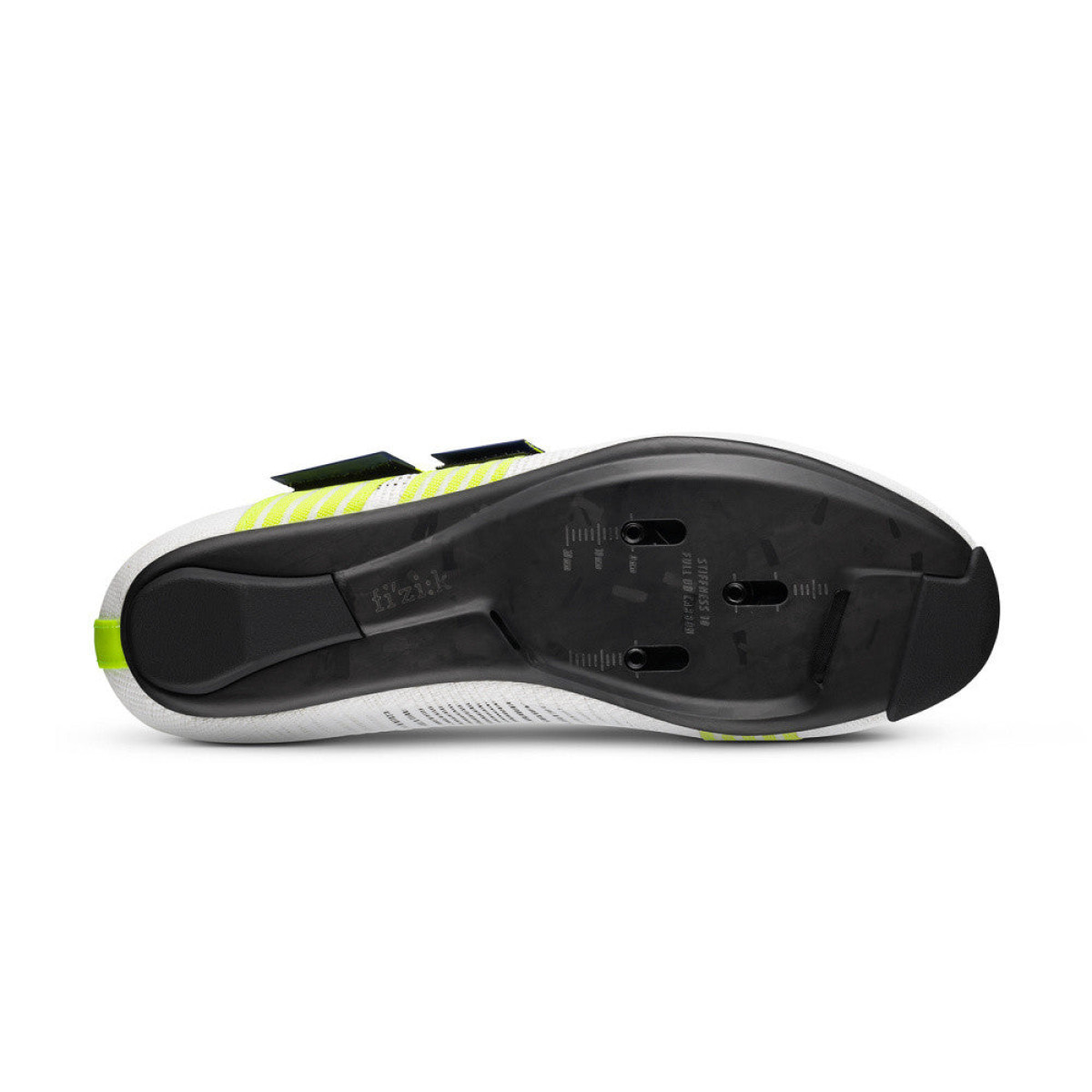 Fizik Vento Powerstrap Aeroweave šosejas apavi | Movi Yellow - White