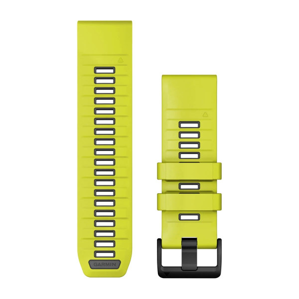 Garmin QuickFit® 26 Silikoonist kellarihm | Amp kollane - grafiit