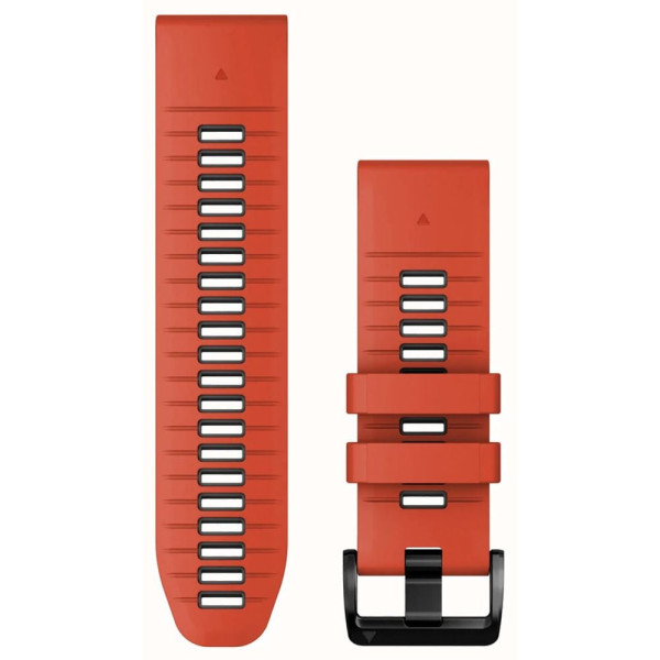 Garmin QuickFit® 26 Silikoonist kellarihm | Punane - grafiitne