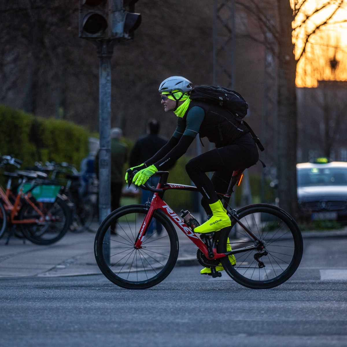 GripGrab Ride Waterproof mokasīni | Yellow Hi-Vis
