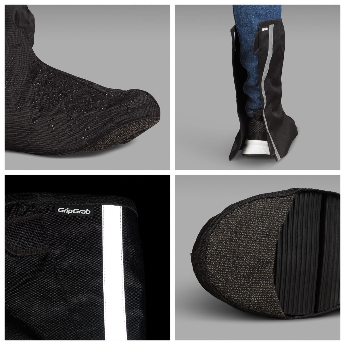 GripGrab DryFoot 2 Waterproof Everyday mokasīni | Black 