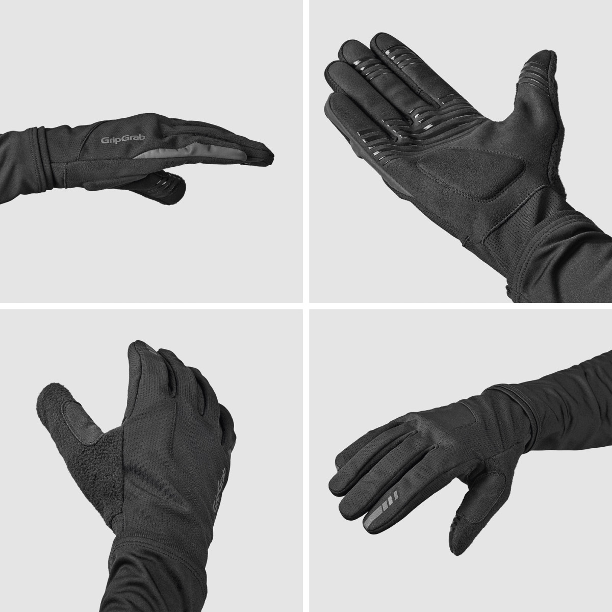 GripGrab Hurricane 2 tuulekindlad kevad-sügiskindad | Mustad