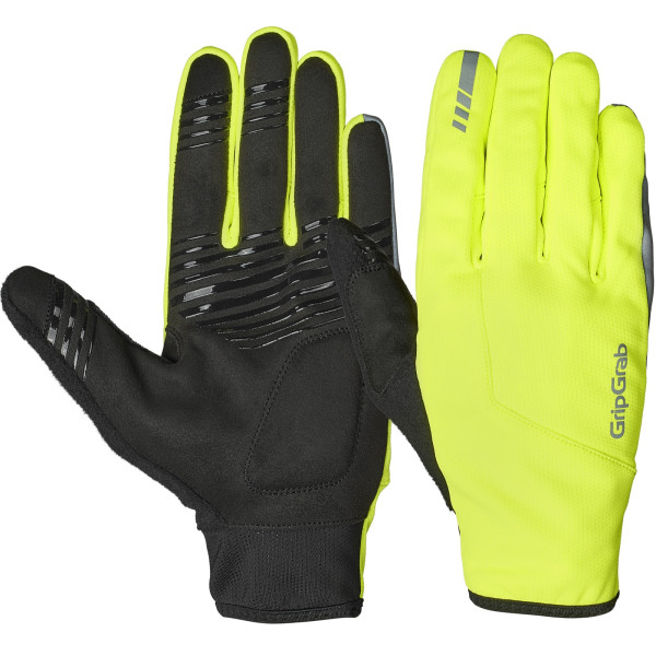 GripGrab Hurricane 2 tuulekindlad kevad-sügiskindad | Kollane Hi-Vis 