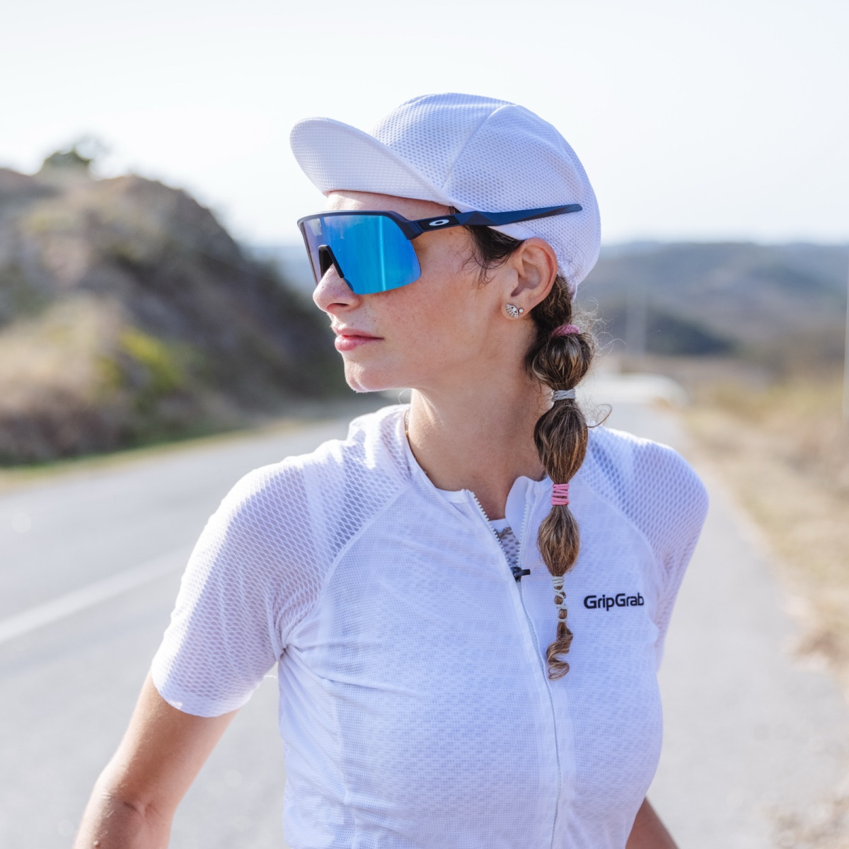 Vasaras vieglā velosipēdu cepure | White