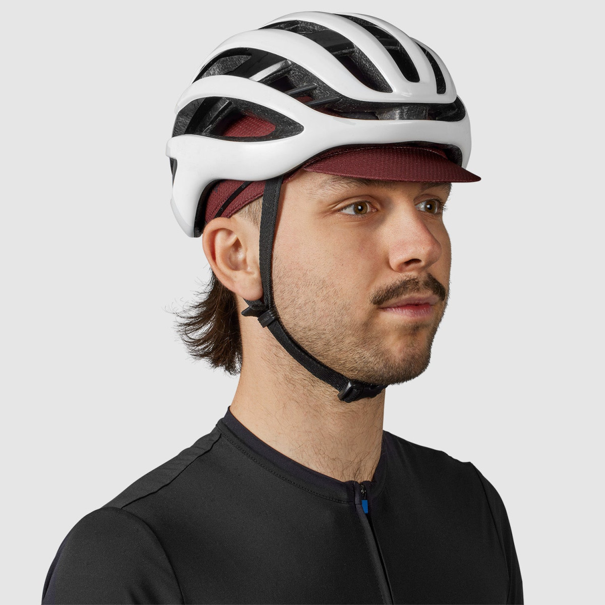 Vasaras vieglā velosipēdu cepure | Tumši sarkana