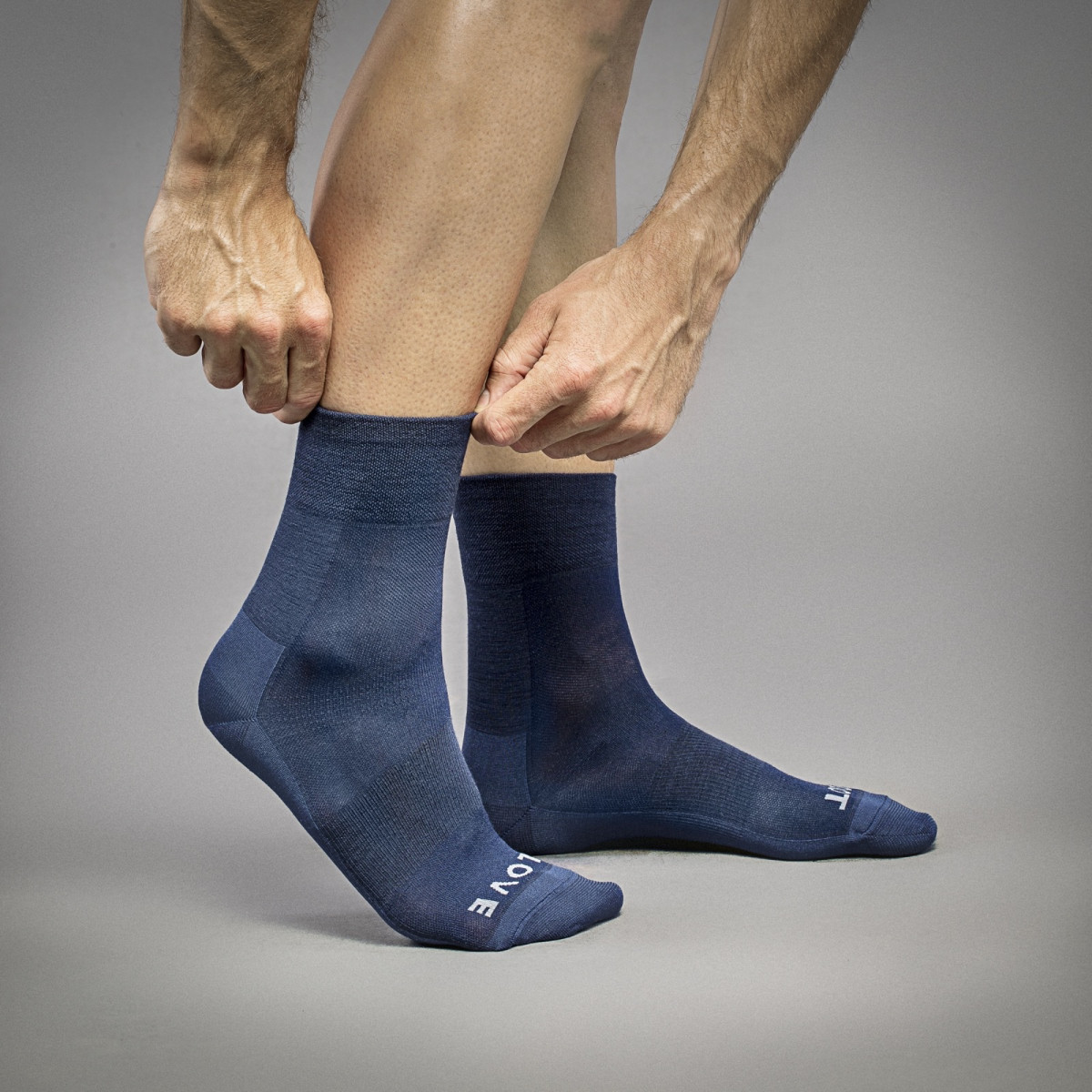 GripGrab Merino Lightweight SL zeķes | Navy Blue