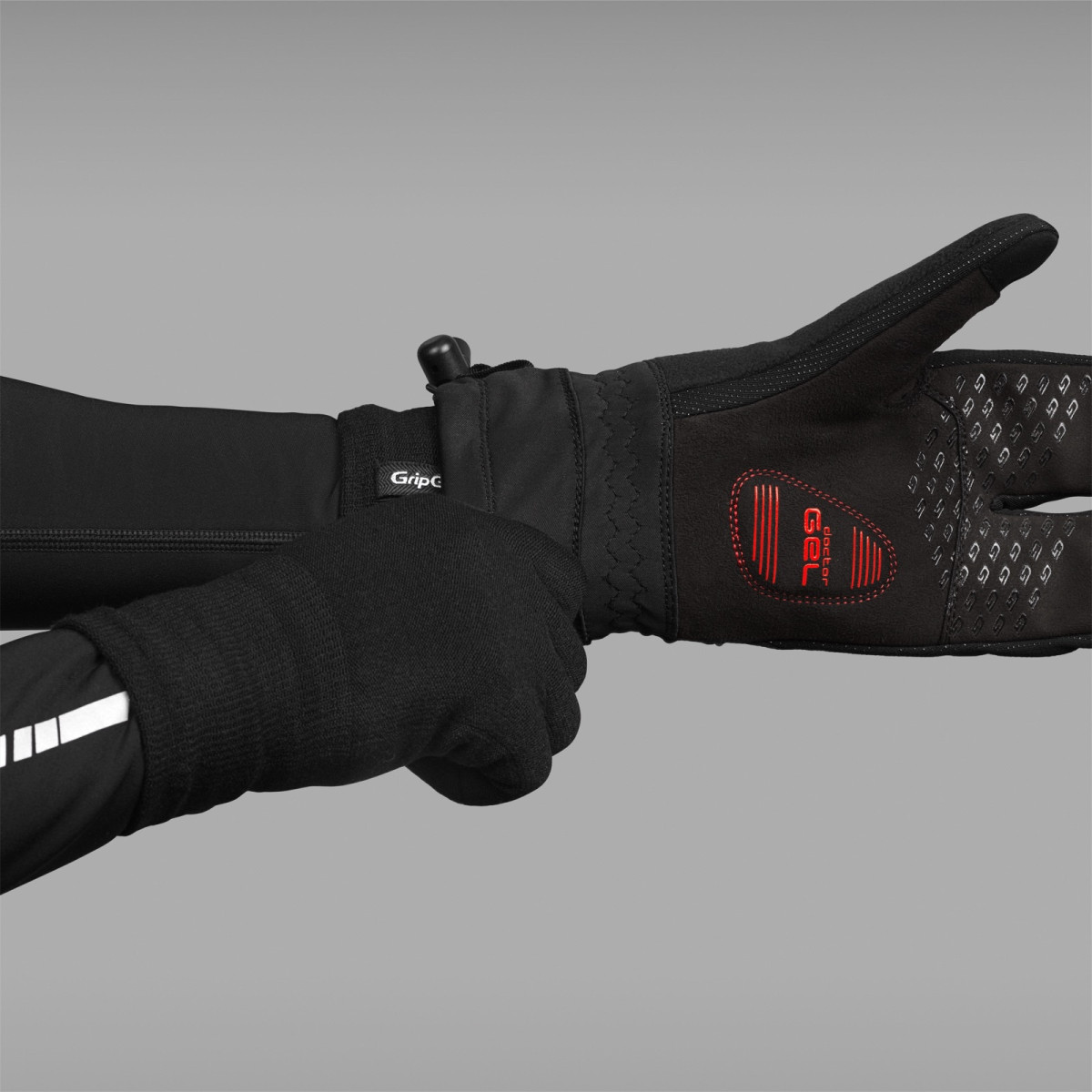 GripGrab Merino Liner pirštinės | Black